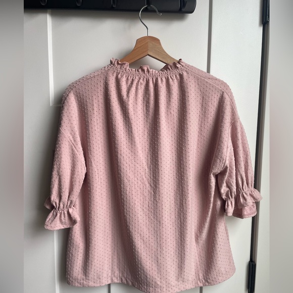Madewell Clipdot Ruffle Top - Picture 3 of 7